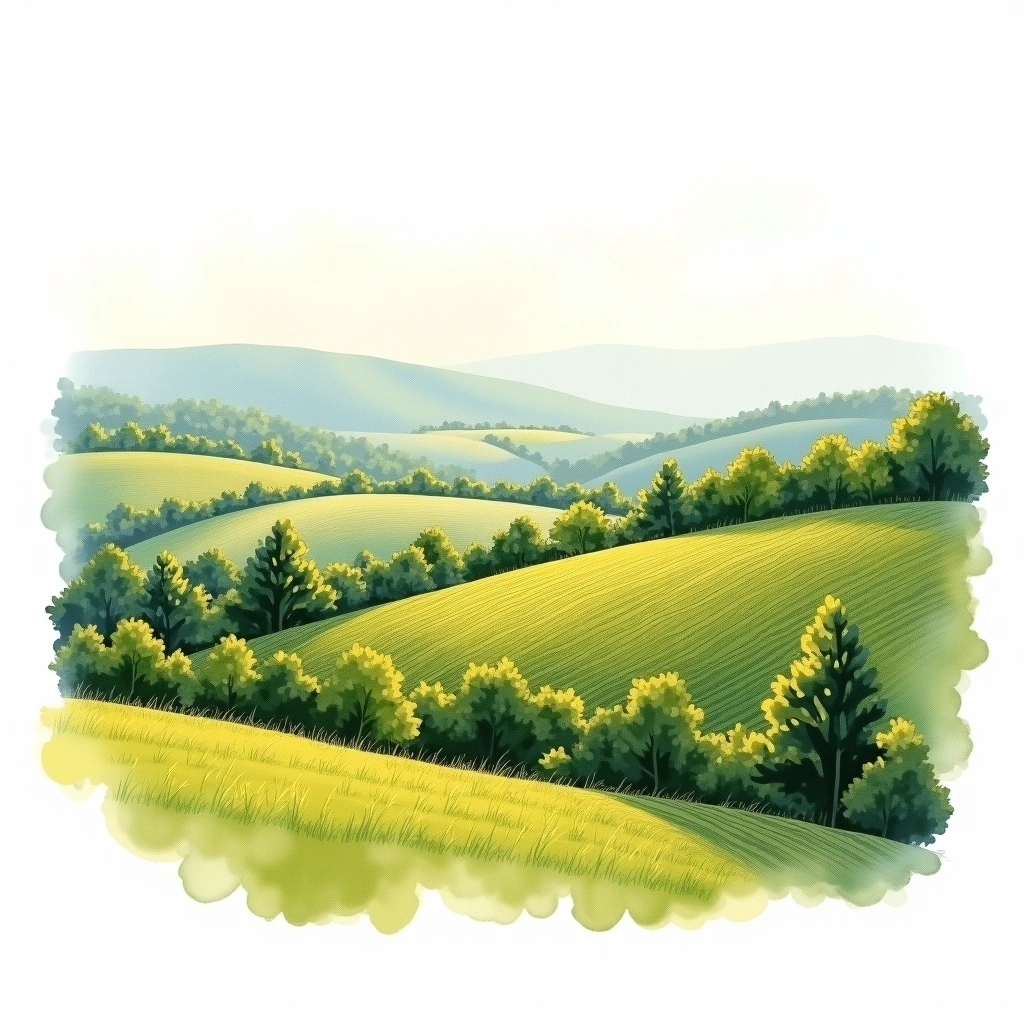 Krymsk (Крымск) wine region — watercolor illustration