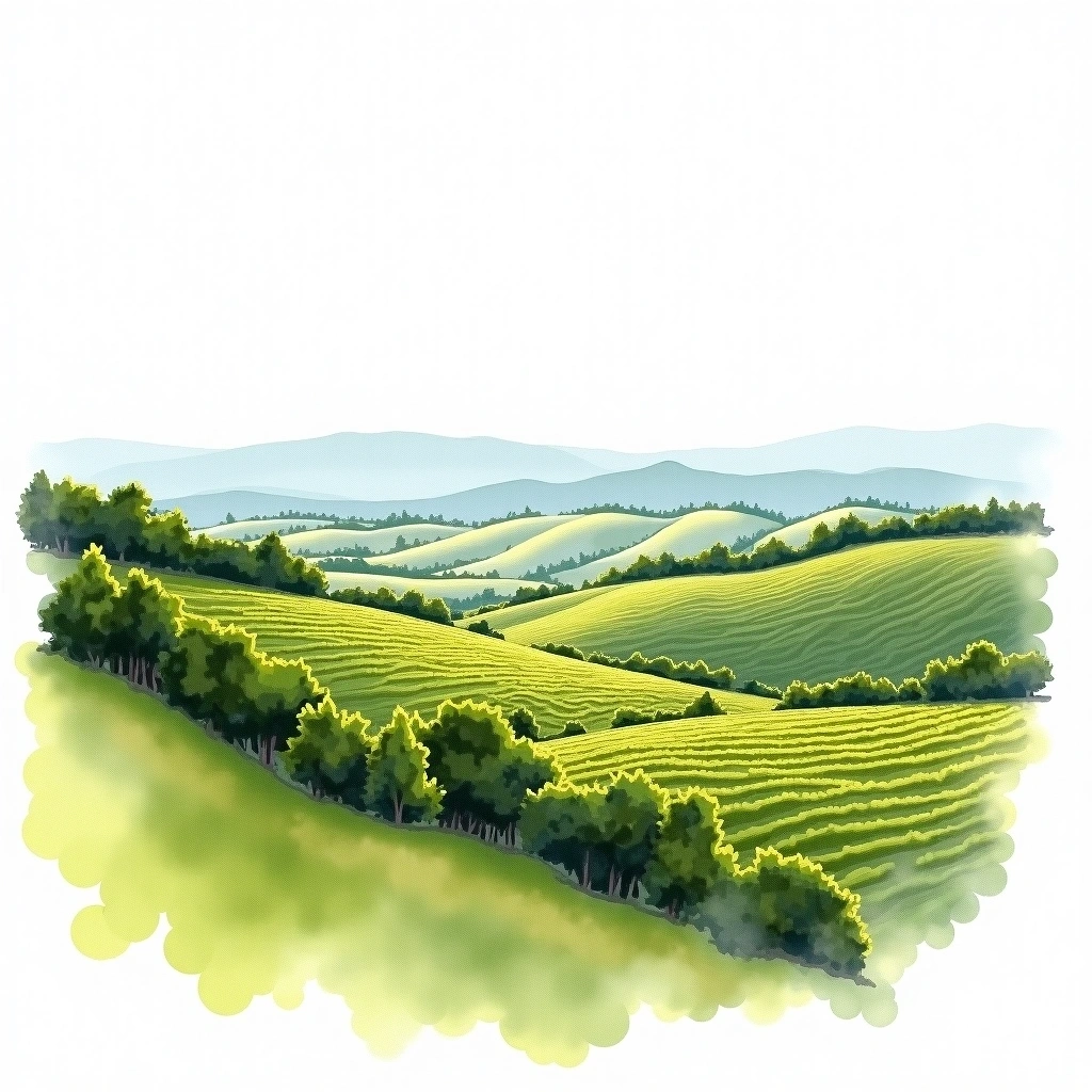 Valpolicella Ripasso Classico wine region — watercolor illustration
