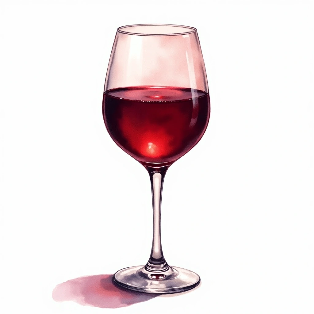 Late Harvest wine style — watercolor illustration