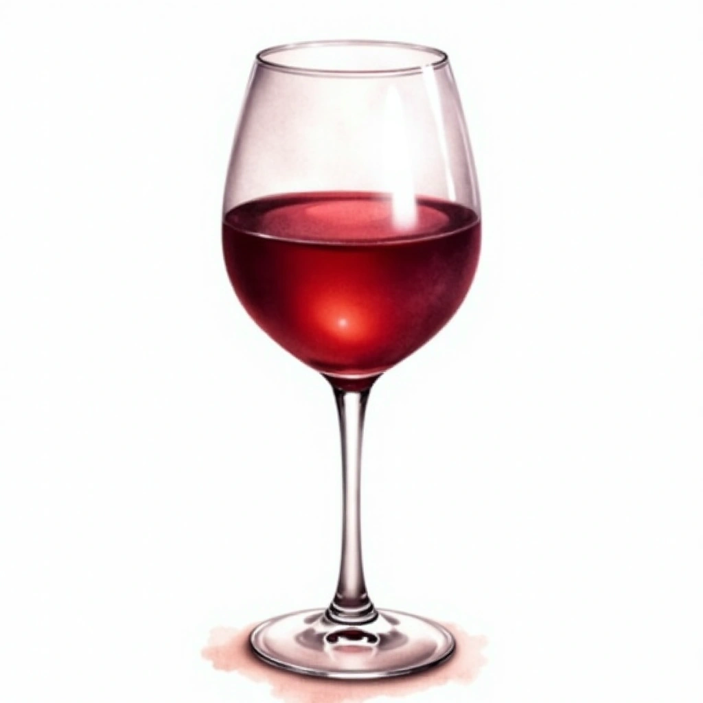 Madeira Style wine style — watercolor illustration